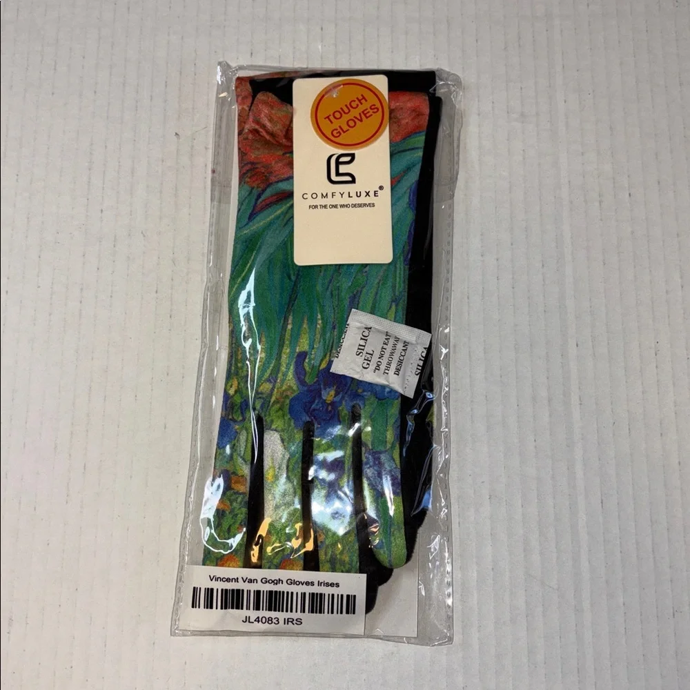 Comfyluxe Touchscreen Gloves Van Gogh Irises